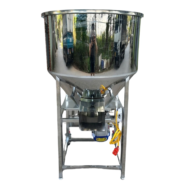 Máy Trộn Cám Trục Đứng Inox 100Kg